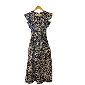 Sienna Sky Animal Print Midi Dress